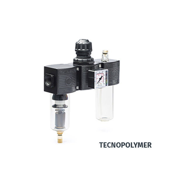E/23-SC MEDIUM - Gruppo filtro - Regolatore - Lubrificatore modulare CON SCARICO AUTOMATICO DI CONDENSA - TECNOPOLIMERO o METALLO - Ani E/23-SC MEDIUM - Gruppo filtro - Regolatore - Lubrificatore modulare CON SCARICO AUTOMATICO DI CONDENSA - TECNOPOLIMERO o METALLO - Ani